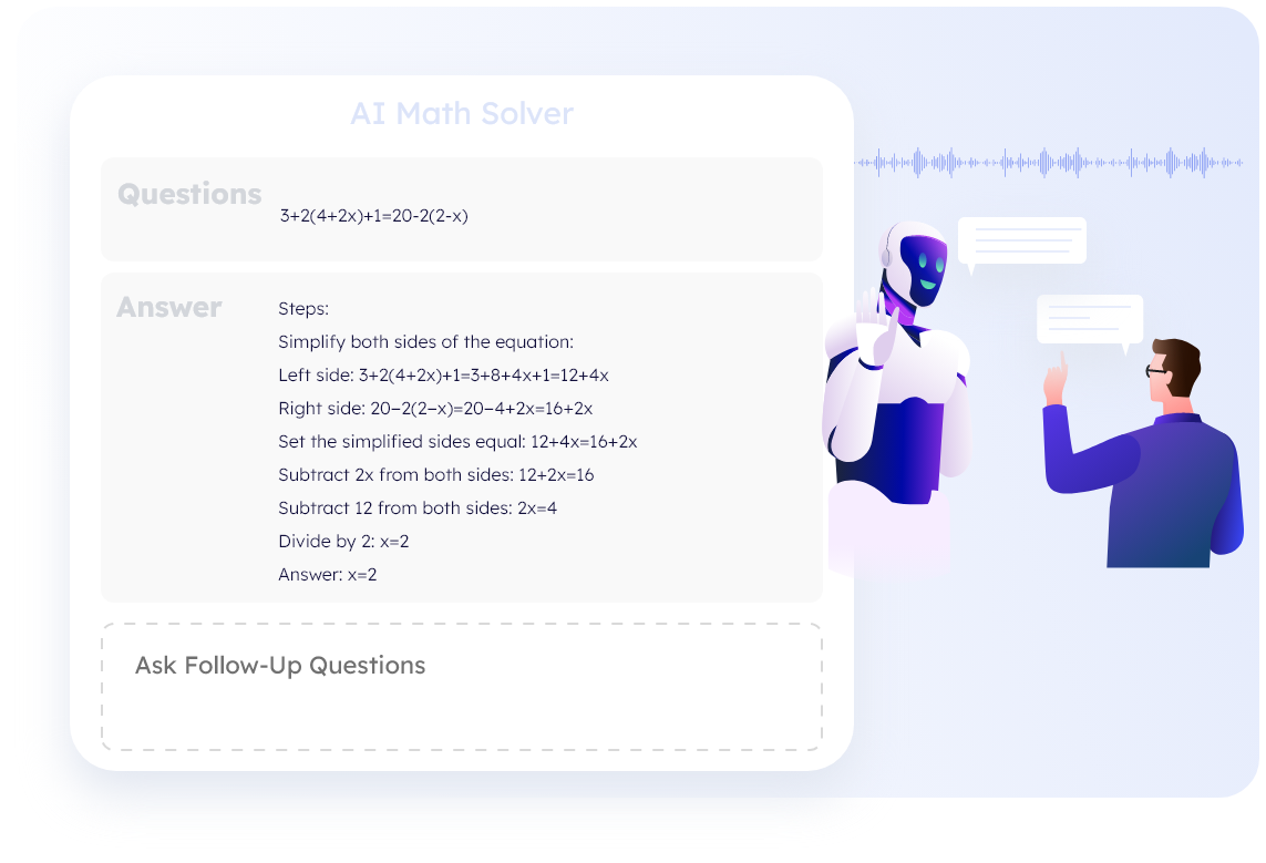 AI Math Solver z krokami