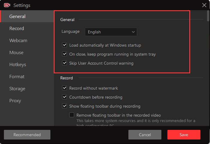 generalsettings